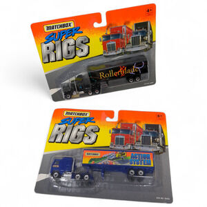 Matchbox Action System Rig and Rollerblade Rig Super Rigs 1995 Diecast Unopened‎